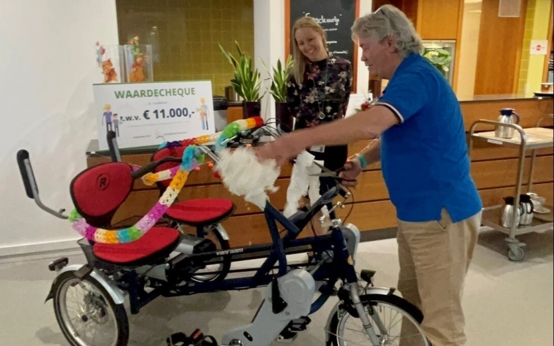 Nieuwe duofiets voor Ebbe en Vloed 